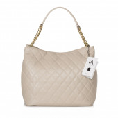 Geanta dama din piele naturala DiAmanti Lora Beige